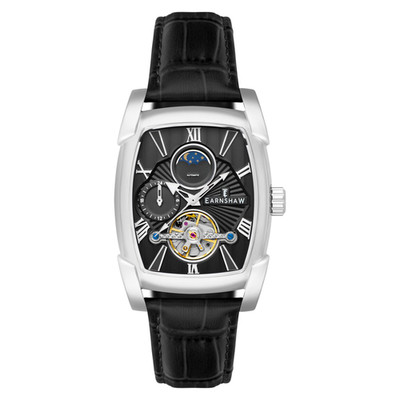 Thomas Earnshaw Heritage Kensington Stainless Steel 37mm Automatic Wristwatch ES