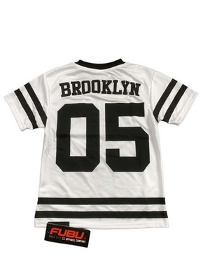 FUBU Brooklyn 05 Jersey White Black | Y2K Hip Hop Streetwear | eBay