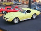 VINTAGE Hot Wheels 69 Corvette ZL1 Yellow 1:18 Scale Model VERY NICE CAR 🚗