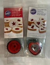 WILTON new in box Linzer Cut Outs 7-piece cookie cutter set - sold seperately