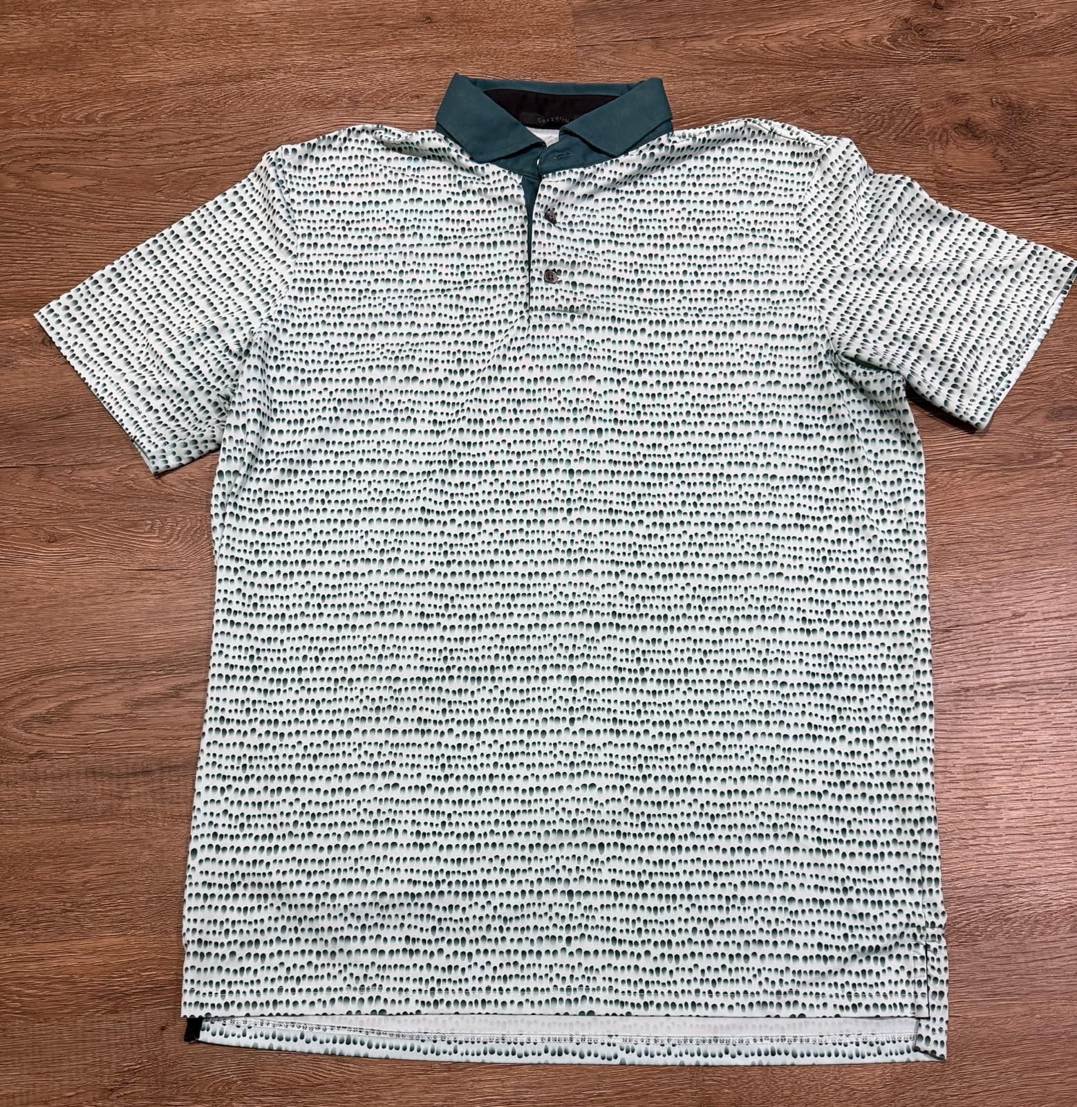 Greyson Golf Men's Performance Polo Shirt Size, Green, Size Medium