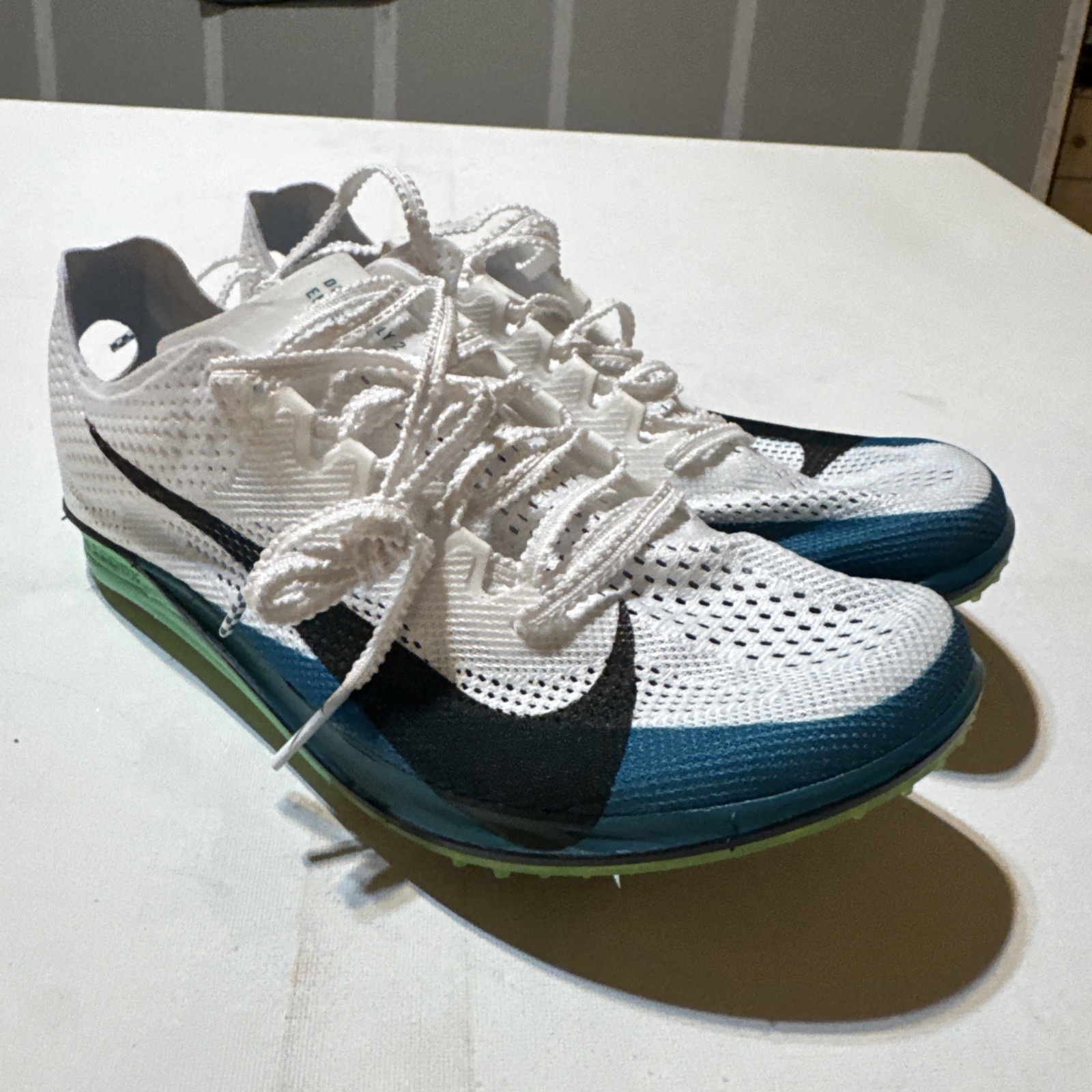 Nike ZoomX Dragonfly 2 Elite Track Spikes White Blue FZ9315-102 Mens 4.5 thumbnail 2