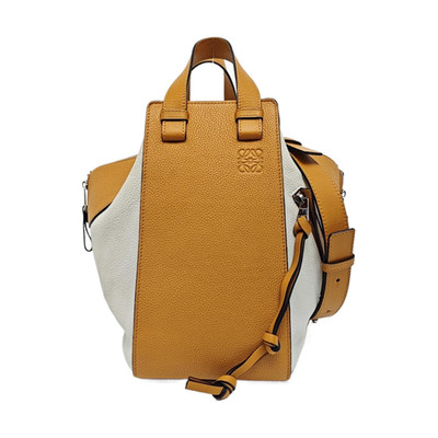 LOEWE Hammock Shoulder bags Leather Brown Free Shipping | Duties Paid