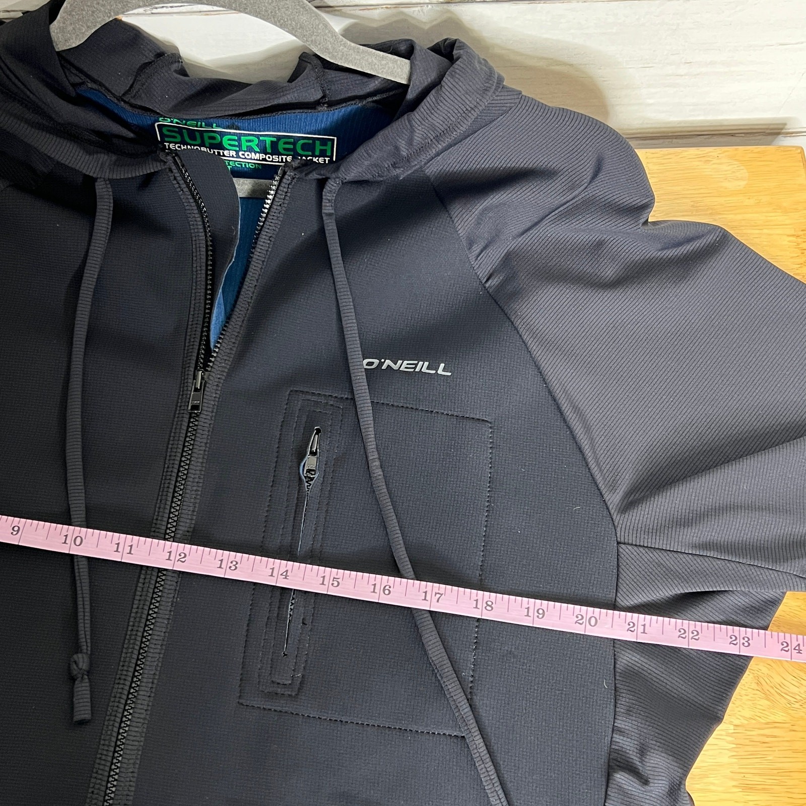 O’Neill Supertech Full Zip Packable Jacket Black … - image 7