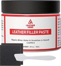 Leather Filler 100mL for Holes, Tears, Cracks in Car Seats, Furniture, Shoe
