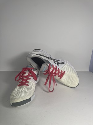 Asics Shoes W 10 White Netburner Ballistic FF 2 Volleyball Sneakers