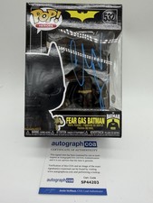 Christian Bale signed Batman Fear Gas Funko Pop 532 Not Ninja Turtles Leonardo