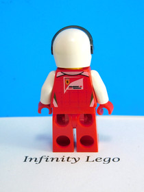 LEGO Red Scuderia Ferrari SF16-H Driver Minifigure Speed Champions 75879