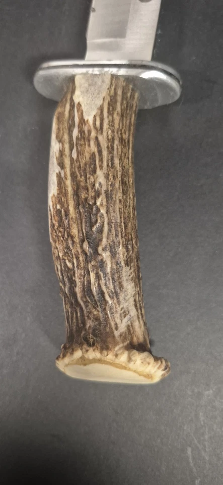 Cuchillo de caza especial Buck 119 corona asta de ciervo mango funda de cuero 2025 Foto 4 de 4