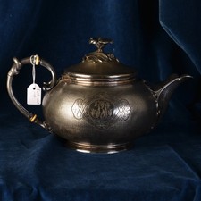 Théière en métal argenté fin du XIXe Siècle Maison Christofle