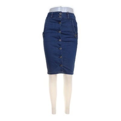 Topshop, Jeansrock, Größe: 36, Blau, Baumwolle/Elasthan, Denim, Damen #sb7