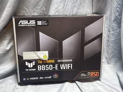 ASUS TUF Gaming B850 E WiFi AM5 ATX DDR5 PCIe 5.0 Motherboard New Sealed