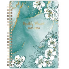 Monthly Planner 2025-2030 - 5 Year Planner 2025-2030, 5 Year Calendar Spiral ...