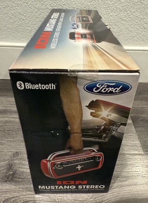 ION Mustang Stereo Wireless Rechargeable Bluetooth Speaker Radio