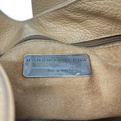 MAURO GOVERNA - Light Brown Leather Shoulder Bag | eBay