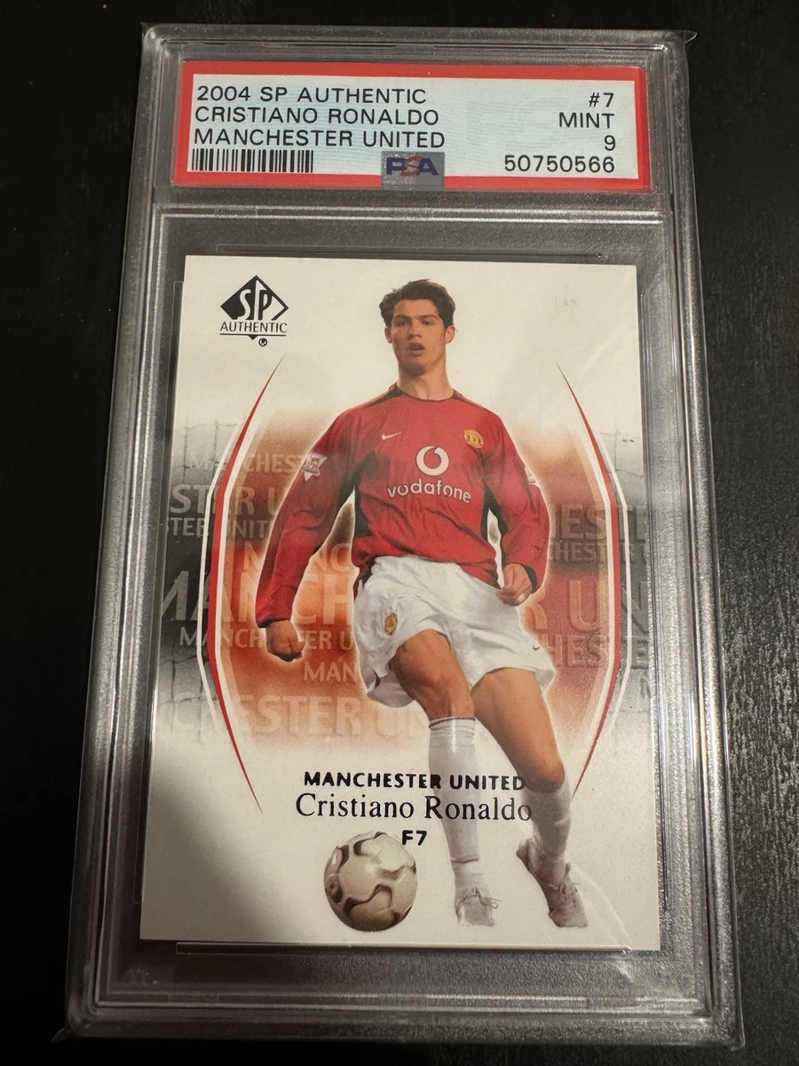 2004 SP Authentic Manchester United Cristiano Ronaldo #7 for sale