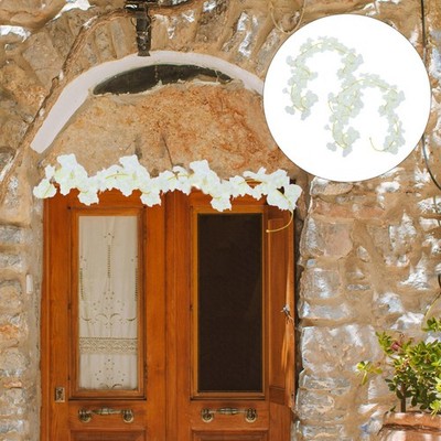  2 Pcs Artificial Flower Wall Decoration Cherry Blossom Branches、
