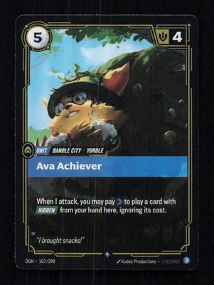   Ava Achiever 107/298 Rare Foil OGN Origins NM