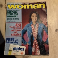 Woman Magazine  May 15th 1976 Ava Gardener Her life loves and Frank Sinatra
