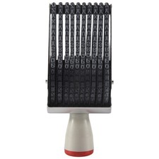 2X(Multipurpose 10 Digit Alphabet Rolling Rubber Stamp English Letter2416