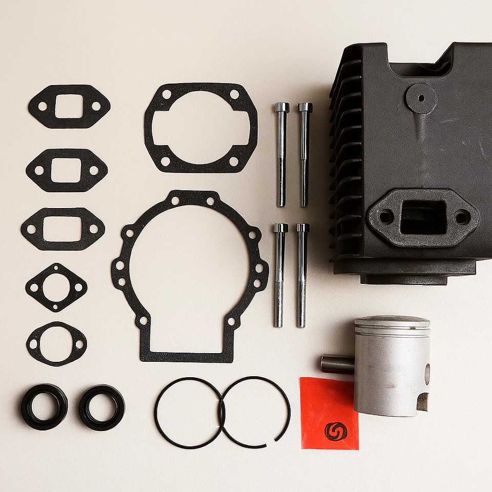 DMT Kolben / Zylinder Wacker Stampfer mit Motor WM80 mit Kat.