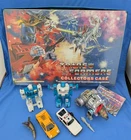 Vintage 1984 Hasbro Transformers Collectors Case with Toys