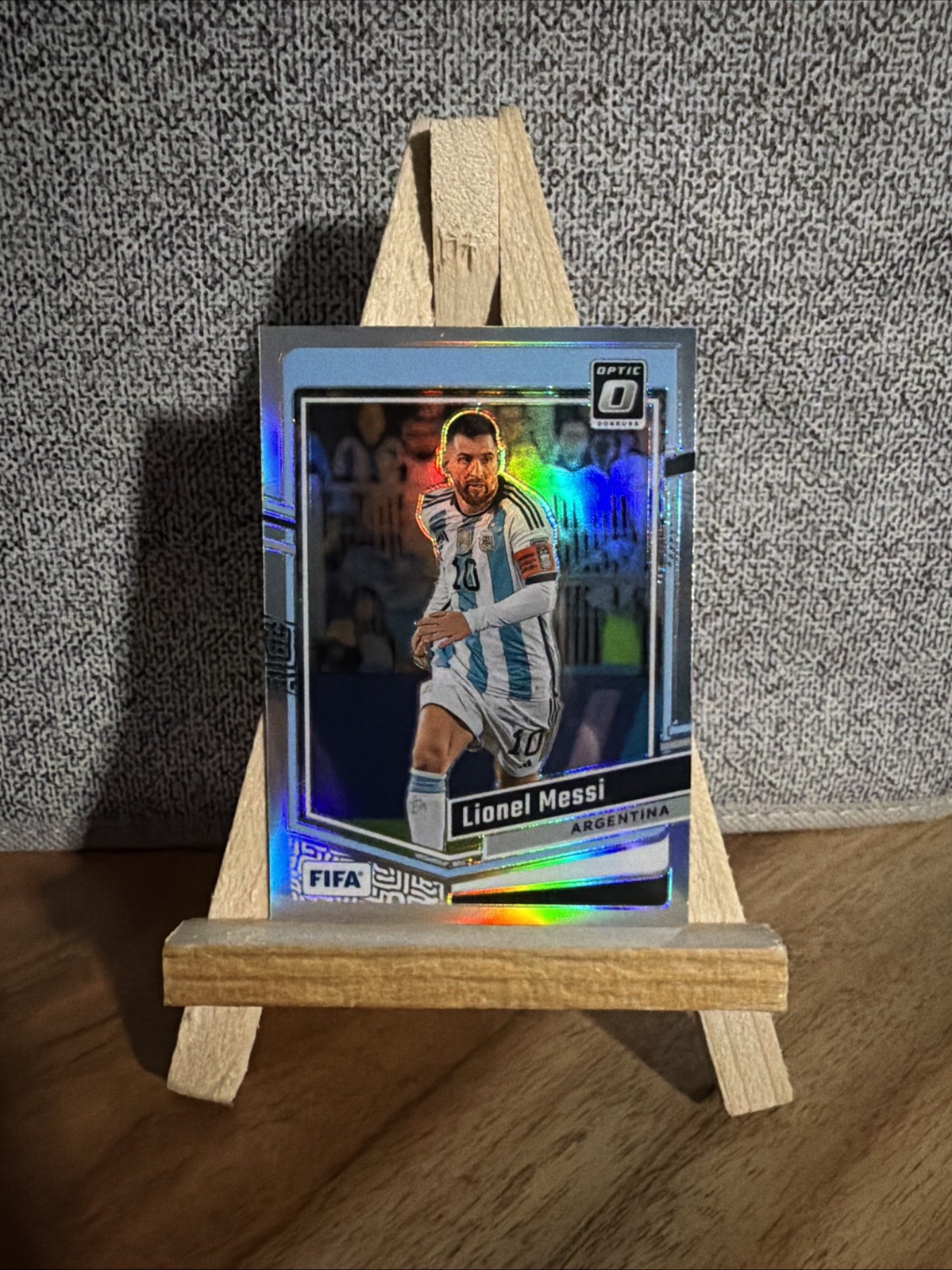 2023-24 Lionel Messi Optic Holo Prizm #1 Argentina Set Starter Look! view 3
