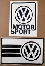 Volkswagen Motorsport Stickers Mid 1990s