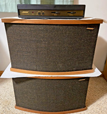 Vintage Set of 2 Bose 901 Series V Direct Relecting Stereo Speakers Equalizer