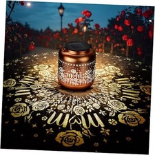Birthday Gifts for Women Mom Grandma Solar Lantern Outdoor Waterproof, 1 Rose