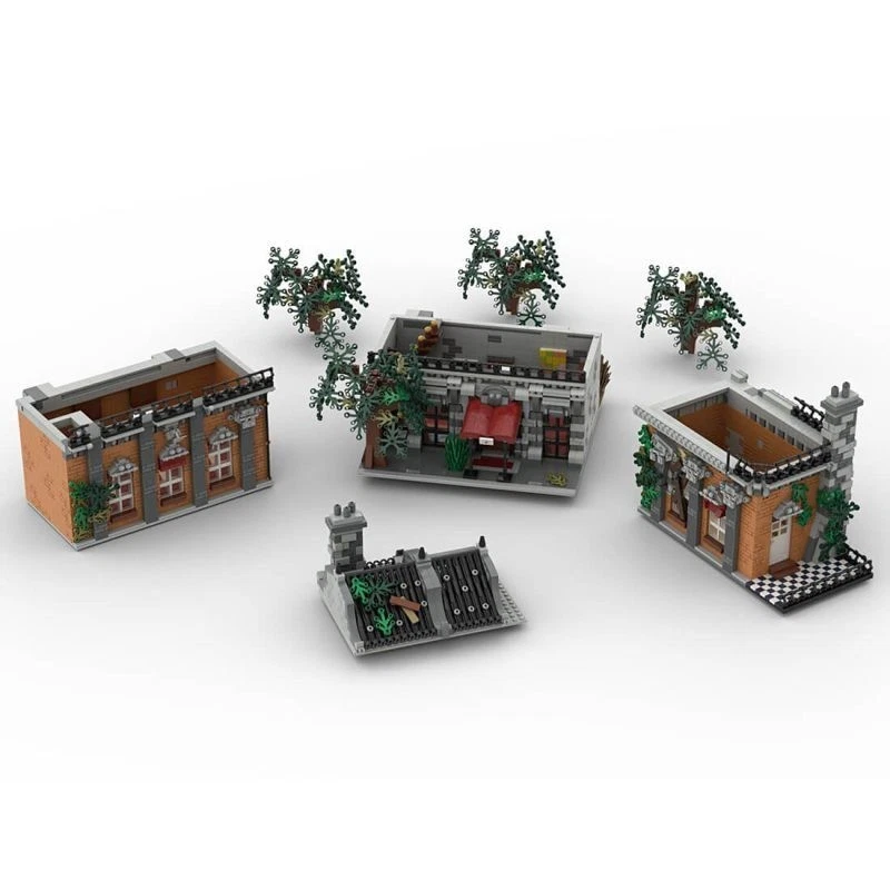 MOC-4588 Modular Building The OLD TOWN HOSTEL with Detailed Interior 5286 Pcs - Image 4 of 4