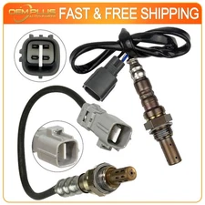 2Pcs UP (Air Fuel Ratio) + Down O2 Oxygen Sensor For 2002 2003 Toyota Camry 2.4L