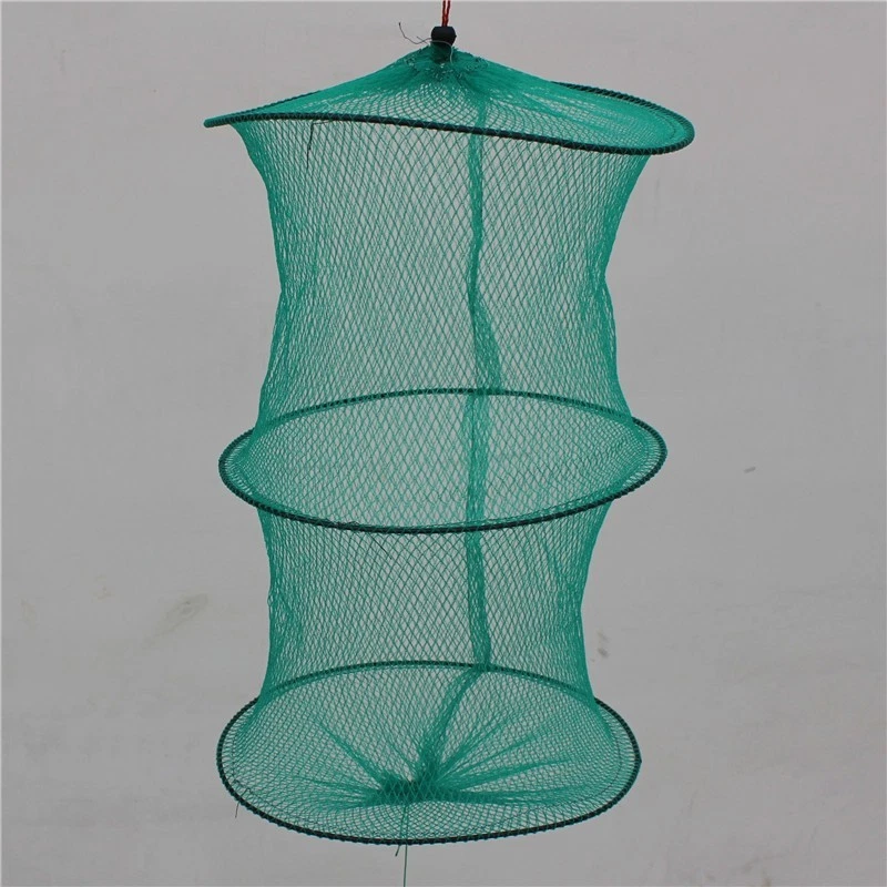 Knotless net cloth Fishing net Small Fish Fishing Gear Foldable High quality