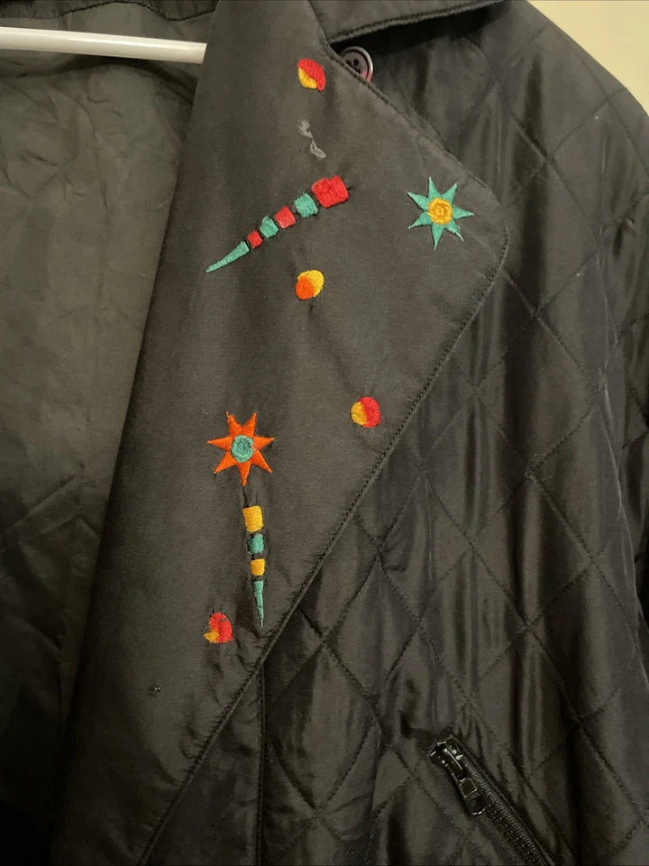 I.B. Diffusion 91 Vintage Crop Southwest Mexico Decorated Jacket Women’s Size L - Image 3 of 4