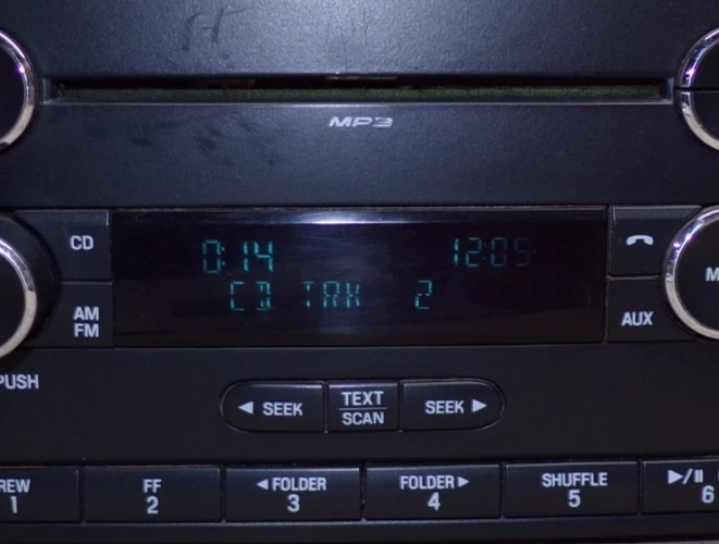 11 12 13 14 15 Ford F250 F350 F450 Radio Reproductor de CD BC3T-18C869-EE ARZ09 Foto 2 de 4