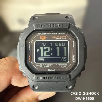 CASIO G-SHOCK DW-H5600-1JR Black Digital Watch Bluetooth Solar From Japan