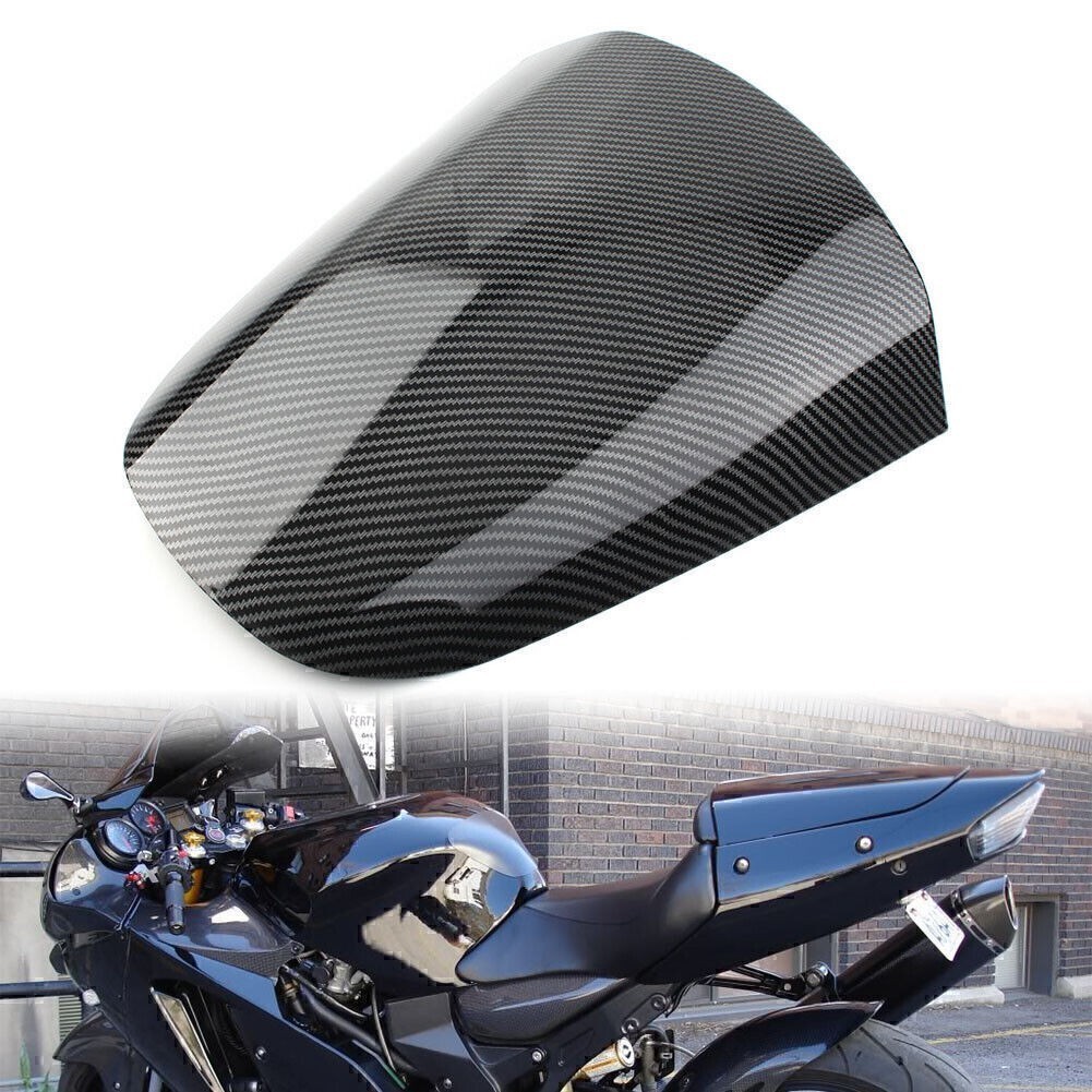For KAWASAKI Ninja ZX-12R 00 - 08 Carbon Passenger Rear Seat Cover