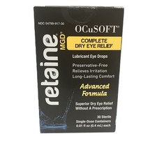 Ocusoft Retaine MGD Ophthalmic Emulsion 30 Count