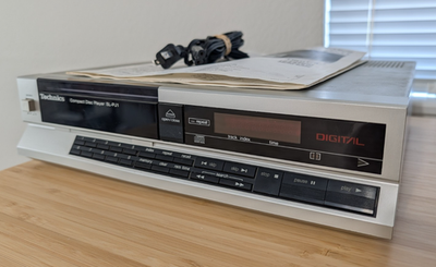 Technics SL-PJ1 CD Player w/ Manual - Tested; Needs Repair! | eBay