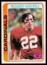 Roger Wehrli, 1978 Topps, #464, St. Louis Cardinals,