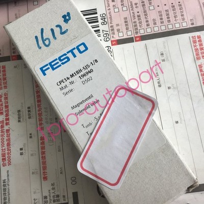 Festo CPE14-M1BH-5JS-1/8 196940 Solenoid Valve New One.
