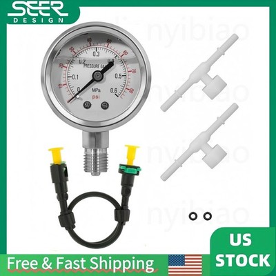 Universal EFI Motorcycle Fuel Pressure Gauge Tester Kit for Fuel Pump&Line Check