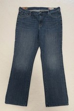 GAP 1969 Women Jeans 16R Classic Fit Medium Tint Mid Rise Straight
