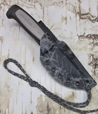 KYDEX SHEATH with DROP CLIP for MORA ROBUST, HAND MADE, MORAKYD229