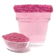 Snowy River Pink Cocktail Salt, Natural Kosher Margarita Salt, 3oz Gift Bottle