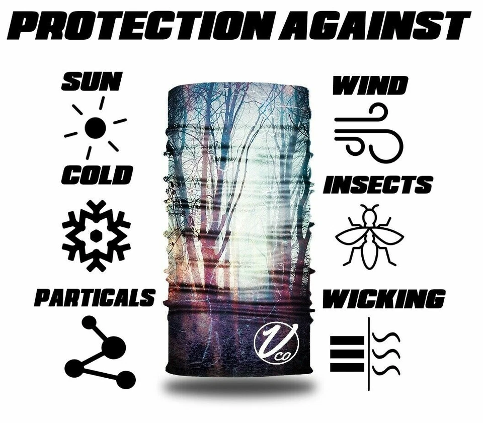 Face Mask Balaclava Scarf Neck Fishing Shield Sun Gaiter UV Headwear - Изображение 3 из 4