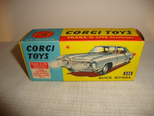 Original CORGI 245 BUICK RIVIERA - EXCELLENT in original BOX - Picture 8 of 12