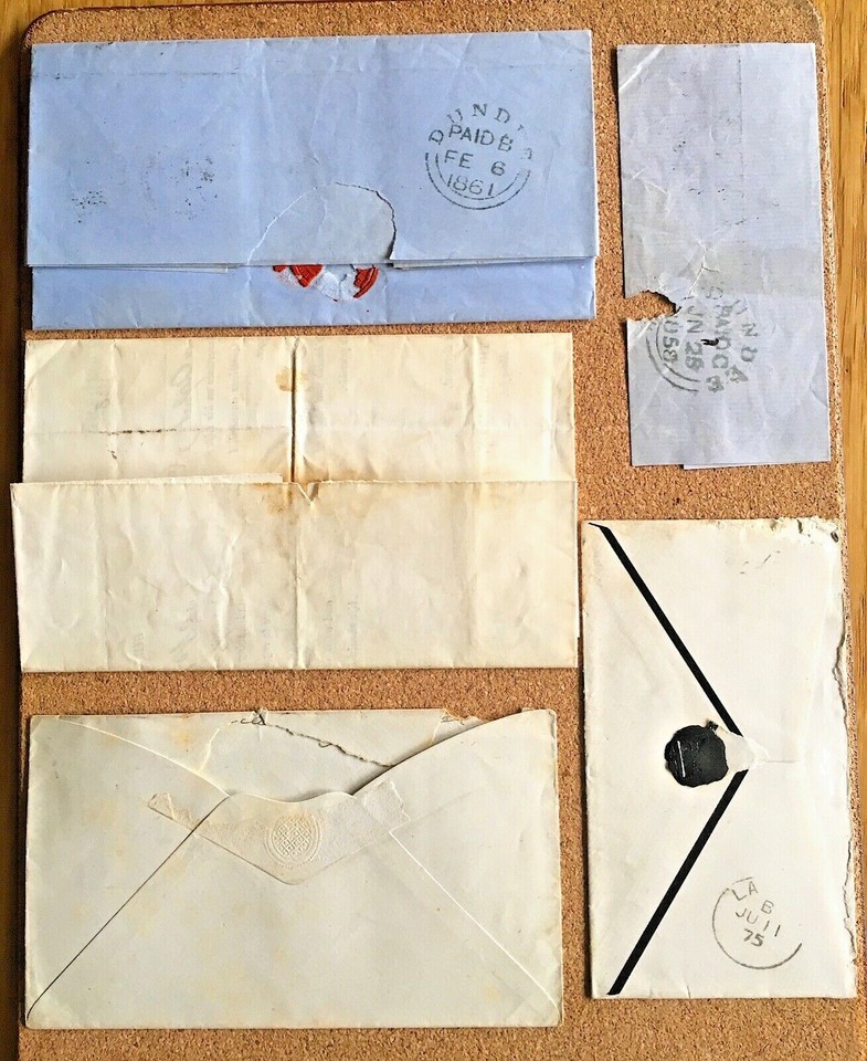 GB USED IN IRELAND 185875 SELECTION OF COVERS WITH BELFAST CANCELS (5