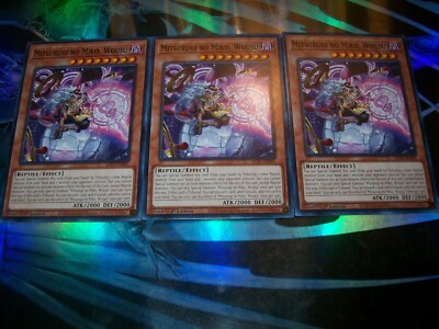 3x Mitsurugi No Miko, Wousu 1st Edition Common ALIN-EN091 Yu-Gi-Oh!
