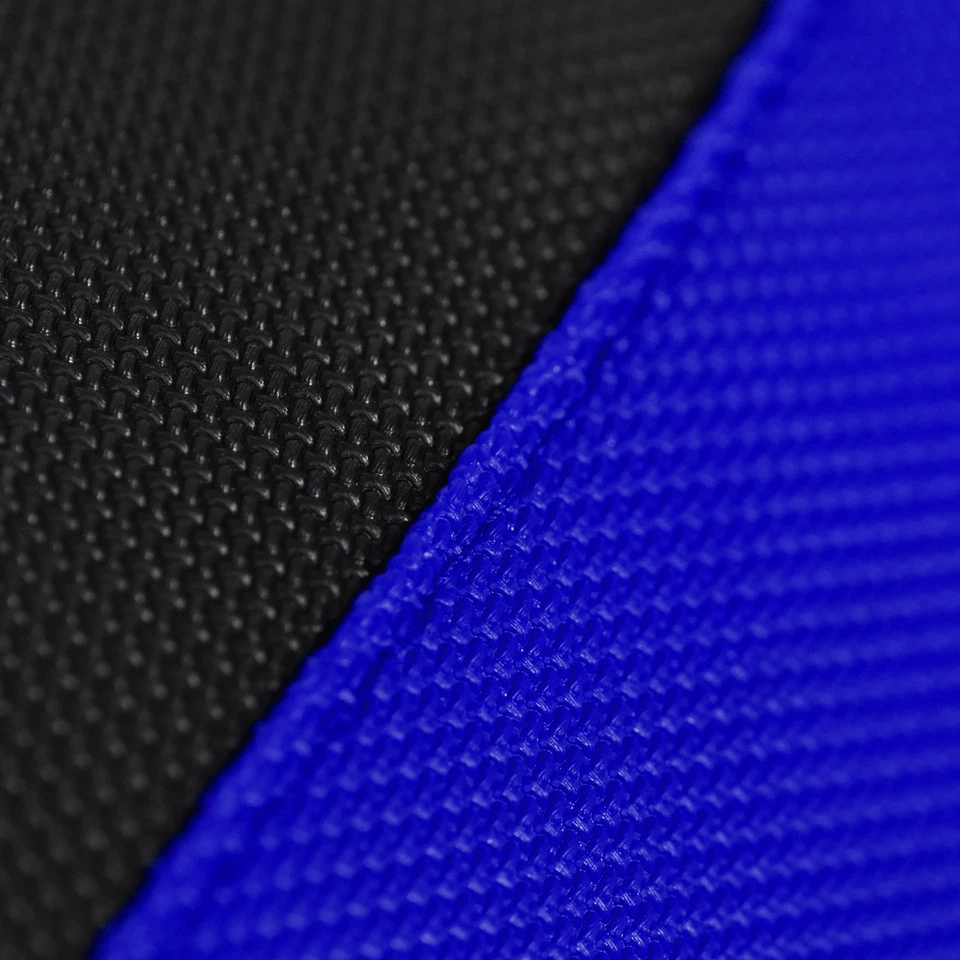 Cubierta de asiento con pinza para Suzuki DR 650 S 1992-1995 AZUL/NEGRO logotipo estándar #444 Foto 4 de 4